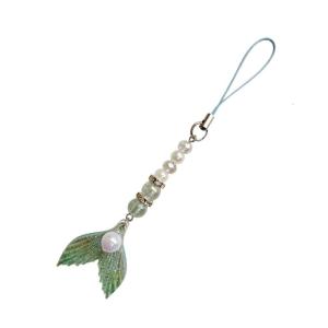 Lovely Mermaids Phone Charm Pendant Sturdy Acrylics Phone Strap for Easy to Use Fashionable Bag Accessory Decoration