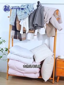 【SM Mall】Extra Large Clothes Storage Organizer Bag for Wardrobe Bedding Quilt Blanket Pillow Storage Waterproof Breathable Non Woven Fabric with Reinforced Handle Zipper Dustproof Portable for Home Moving Packing