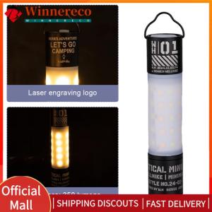 【winnereco】 Super Bright Flashlight IPX4 Waterproof Mini LED Lantern 2600mAh Portable Hand Lantern Power Bank for Outdoor Camping Hiking