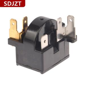 [COD] SDJZT ตู้เย็นสตาร์ทเตอร์ต้นฉบับสำหรับตู้เย็นช่องแช่แข็งคอมเพรสเซอร์สตาร์ท QP2-15H รีเลย์ป้องกันการโอเวอร์โหลด