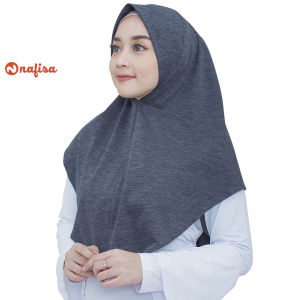 Jilbab Instan Nafisa Ayana Hijab Non Pad Premium Kerudung Motif Instan Antem