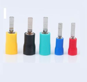Đầu cos pin dẹp DBV 5.5-14 50cái /100 cái✴️VIP✴️đầu cosse kim dẹt bọc phủ nhựa đầu cốt bấm nối dây điện 4mm đến 6mm