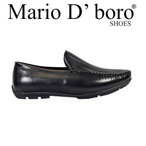 Mens Black PU Leather Men Casual Loafers MX 25388 C57