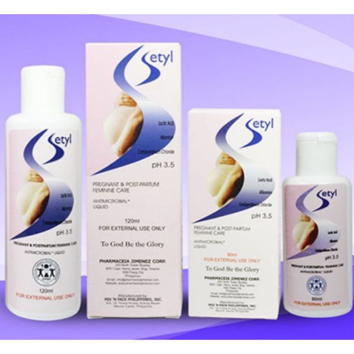 Setyl Feminine Wash for Pregnant Women 120ML and 60ML Lazada PH