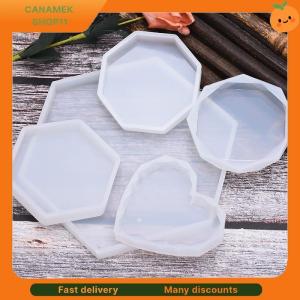 ❣️❣️❣️ Crystal Coaster Resin Casting Mold Silicone Making Mould Craft DIY Art Supplies
