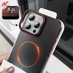 Camera Bracket For Magsafe Case for iPhone 16 14 15 13 Pro Max Invisible Stand Holder Wireless Charging Cover for iPhone 17 Pro