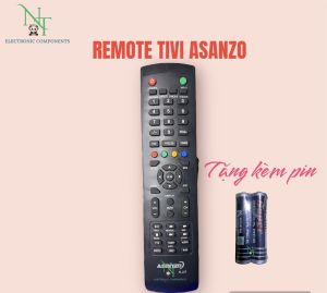 Remote điều khiển TiVi ASANZO XLL 21 . Đồ bấm tivi ASANZO . Tặng kèm pin sử dụng