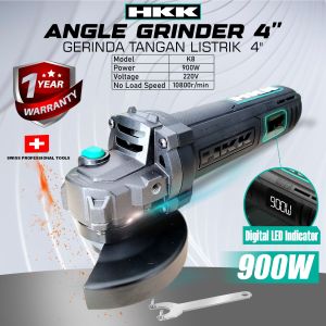 Mesin Gerinda Angle Grinder Gerinda Listik Gerinda Tangan Digital Indikator Watt HKK
