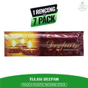 Dupa India Aromaterapi Pouch Plastic - Tulasi Deepam 35 Sticks