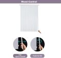 Graywind Fabric Vertical Blinds Custom Size Blackout Vertical Blind Free Wand Control Reversible Privacy Track Slats Set for Patio Sliding Glass Door Window (Light Grey). 
