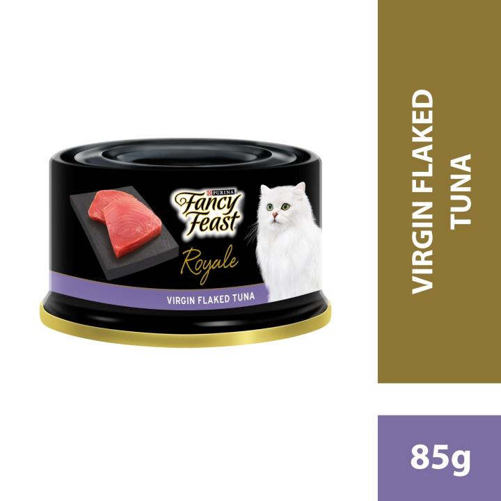 FANCY FEAST® Royale Virgin Flaked Tuna (1 x 85g Can) | Adult Wet Cat Food/Makanan Basah Kucing Dewasa