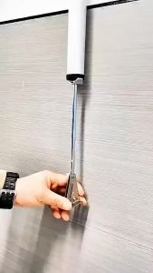 SCREEN DOOR CLOSER ALUMINUM  (SILVER/BLACK)