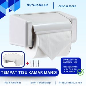 Tempat Tisu Kamar Mandi Tempel Dinding Tissue Kamar Mandi Tembok Gantung Roll Aesthetic Toilet Tissu