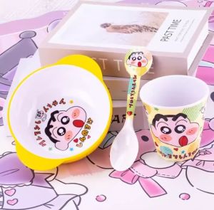COMBO 💛[ SHIN-CHAN CẬU BÉ BÚT CHÌ ] CHÉN BÁT TÔ DĨA LY CỐC