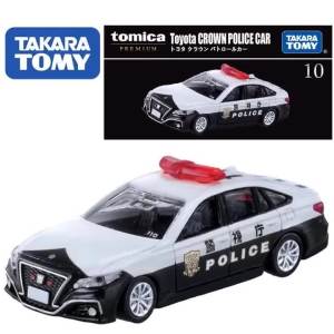 Takara Tomy Tomica NO.10 Toyota Crown  Car Flagship Edition Black  ature Alloy Die-cast Car Model Children Toy Gift