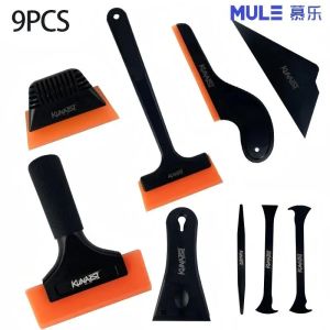 2026 High Quality Car Film Wrap Tools Kit - Squeegee Set Vinyl Scraper Cutter for Vehicle Window Tint Wrapping - Auto Detailing Tools