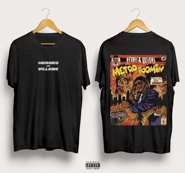 Heroes and Villains comic T-Shirts / Metro Boomin / the weeknd 