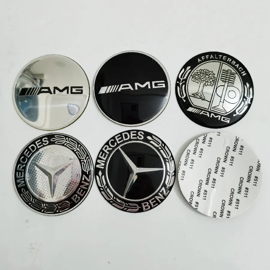 4 Coprimozzo Adesivi Per Cerchi 60 Mm – Logo In Gel Mickey Mouse Argento, Accessori Tuning Auto - 3