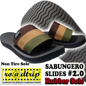 Roadtrip Sabungero Slides #2.0 - Marikina made trendy slides for men cheapest non slip quality slides Marikina sandals