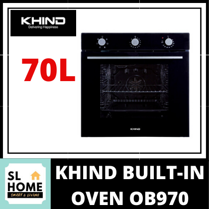KL Klang Valley Area Only KHIND BUILT IN OVEN OB970 6 FUNCTION MODE WITH MECHANICAL CONTROL Khind Built In Oven Ob970 Electric Wall Oven With Timer Local Manufacturer Warranty Oven Lazada