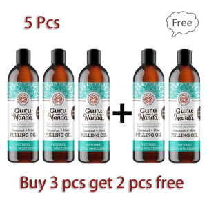 Pulling Oil Fresh Breath Mouthwash 7 Essential Oils Tongue Scraper Healthy Gums Coconut Oil Peppermint Oil Oral Health Alcohol Free Natural Teeth Oral Rinse Vitamins D E K2