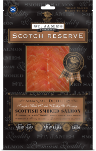 St James Scottish Smoked Salmon Whiskey & Honey 114g