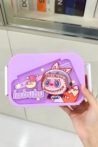 TERMURAH Lunch Box Sekat 2 Stainless / Lunch Box Anak Kotak Makan Labubu Kotak Bekel 700ml//BENTO BOX SEKAT 2 //Bowl stainless steel/lunc box lucu