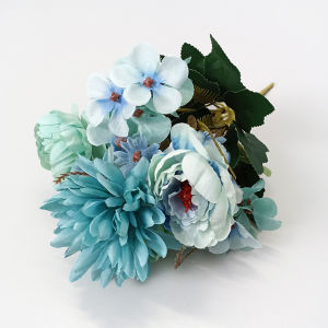 Bunga Tangkai Hias Plastik Hydrangea Mix Ornamen Buket Dekorasi Ruangan Rumah Artificial COD PBP154