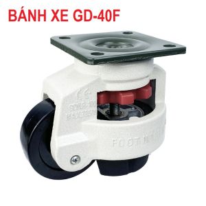 01 Bánh xe tăng chỉnh foot master chịu lực GD-40F sử dụng cho máy móc thiết bị thùng pin.