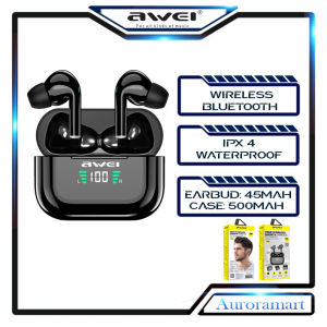 AWEI MINI 5.0 TWS HIFI SOUND STEREO BLUETOOTH 5.0 TRUE WIRELESS EARPHONE WITH MIC TOUCH CONTROL BLUETOOTH HEADSET T29 EARFON AURORAMART