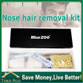 【Dikirim dlm 24jam】BlueZoo Nose Wax Kit Wax Penghilang pencukur Bulu Hidung Untuk Pria/Wanita Trimmer alat cukur Nose Hair. 