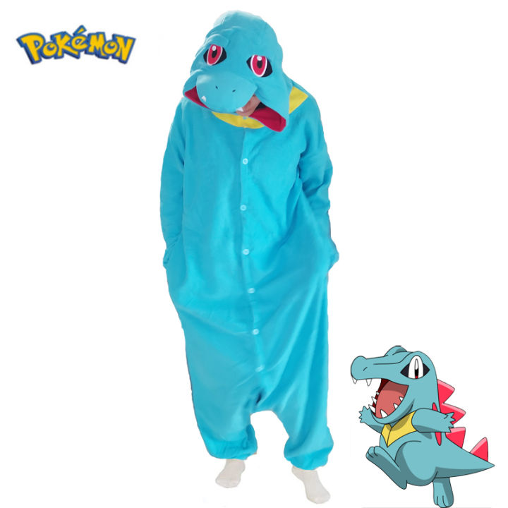 Pokemon Onesie Totodile Pajamas Cosplay Costume Christmas Kigurumi Women  Full Body Pijama Whole Clothes New Year Lazada PH