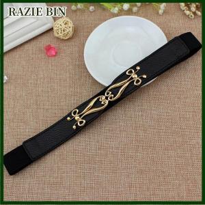 RAZIE BIN Fashion Elastic Waistband Elegant Cummerbund Women Dress Buckle Belt Strap Waist