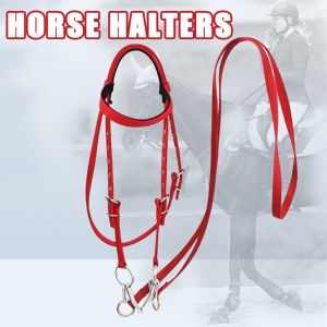 PENGA สายปรับได้ ม้า halters หนาขึ้น สะดวกสบายสบายๆ เชือกฝึกปีกม้า แข็งแรงทนทาน ทนทานสำหรับงานหนัก ที่คาดผมม้า อุปกรณ์สำหรับม้า