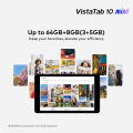 【New】itel VistaTab 10 Mini Tablet -  3GB+64GB - 8" HD+ IPS Display Screen - 5100mAh - Dual Speakers - AI Assistant with Learning Center for kid - Slim&Light Design. 