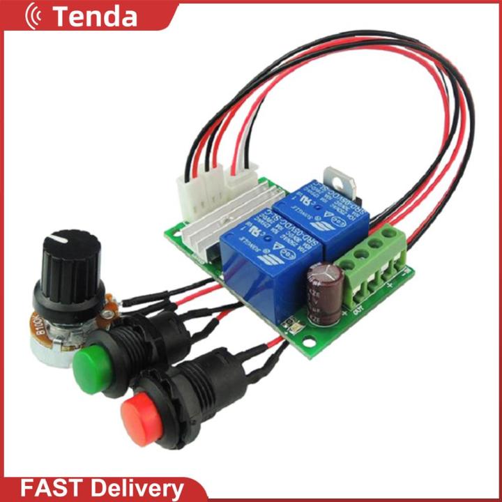 thumbnail: Riloer Motor Speed Controller 12V/24V – 120W/240W 10A Traploze Snelheidsregelaar Met Koellichaam