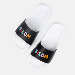 Silom Sandal Slop Pria dan Wanita Eva Karet Flip Flop Sendal Slide Logo Timbul Arise Colored PClass-1