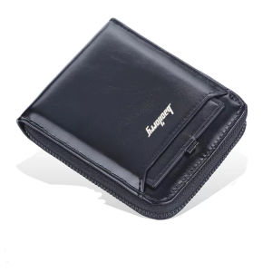 VIVIBAGS#9007 Suare functional wallet for mens "2-in-1" card holder due to its dedicated exterior card slot pu-leather wraps around to secure your belongings.