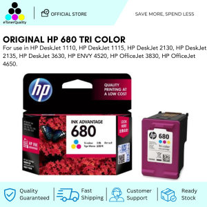 HP 680 Tri-Color Original Ink Advantage Cartridge