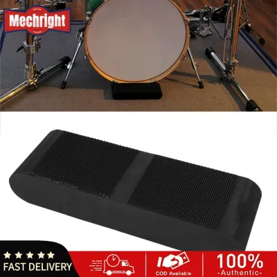 Mechright Luocute Bass Drum Anchor Completely Stops Drum Creep Works on Every Mat Sliding Prevention Jazz Kit Stopper Block Shock Absorption EVA for Kick Ready Set Brake Accessory