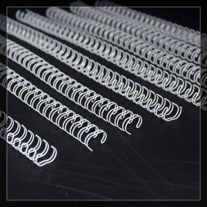 100pcs Double Loop Wire Binding Spines 7.9mm A4 34-Loop Wire Binder