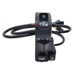 Waterproofed Electric Bike Switches Multifunction Handlebars Combination Switches for Horn Headlight and Turn Signal