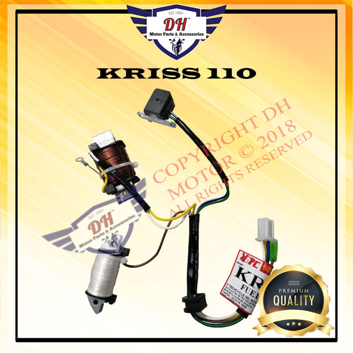 KRISS 110 FUEL COIL / STARTER COIL MODENAS Lazada