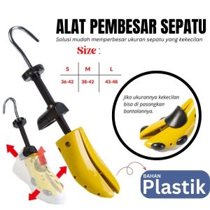 Alat Pembesar Pelebar Perenggang Sepatu Bahan Plastik Shoes Stretcher