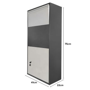 NEST Selven Parcel Drop  box Waterproof Anti-Theft Key Lock Locker