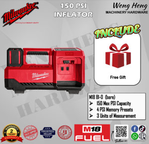 MILWAUKEE 18V CORDLESS TIRE INFLATOR - MODEL M18 BI