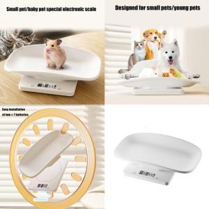Small Animal Digital Weighing Scale Multifunctional Pet Scale for Newborns Cats Dogs and Small Pet with Removable Tray