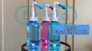 Dr.Isla Nasal Wash System Neti Pot Cleaner Irrigation for Allergic Rhinitis Sinus and Daily Nasal Rinse (300ml)