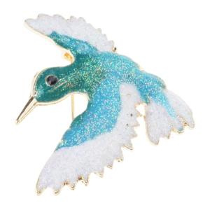 Elegant Bird Brooch Enamel Pin Trendy Bird Brooch Pin Accessory for Students Anime Fan and Style Enthusiasts