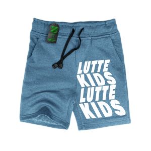 LUTTE KIDS | JOGER PENDEK ANAK | CELANA PENDEK ANAK BAHAN KATUN BABYTERI DAN SABLON PLASTISOL